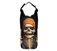 OWFKAY Bottiglia di acqua Carrier Bag Rock Style Cartoon Scheletro umano Bottiglia Holder Holder Sport Bottiglia di Acqua Accessori, Multicolore, Taglia unica, Borsa per bottiglia d'acqua