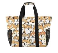 OWFKAY Chai Gou 438 - Borsone da viaggio, da palestra, da spiaggia, impermeabile, da donna, pieghevole, riutilizzabile, 438, -438- Chai Gou, Misura unica, Bagaglio a mano