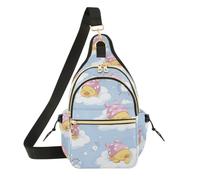 OWFKAY Duck Sleeping Sling Bag per donne uomini borsa a tracolla borsa a tracolla antifurto viaggio escursionismo