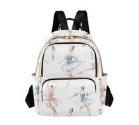 OWFKAY Piccolo zaino da donna per danza classica, mini borsa per la scuola, da viaggio, antifurto, casual, Balletto, M, Zaino da donna