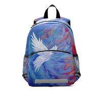 OWFKAY Pigeon Peace - Zaino per bambini, per la scuola materna e la scuola, piccolo