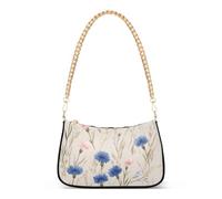 OWFKAY Pochette a tracolla tote borse da donna borsa hobo borsa borsa fiori fiordaliso con chiusura a cerniera