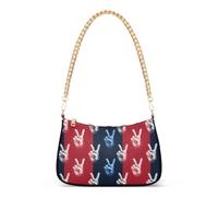 OWFKAY Pochette a tracolla tote borse da donna borsa hobo borsa borsa segno della pace gesto con chiusura a cerniera