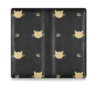 OWFKAY Porta documenti per auto in pelle PU, organizer per carte di registrazione e assicurazione del veicolo a forma di gatto, accessorio per uomo e donna