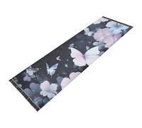 OWFKAY Tappeto per corridoio, motivo farfalla sogno, lungo zerbino per interni, antiscivolo, ultra morbido, per camera da letto, bagno, lavanderia, soggiorno, 183 x 60 cm.