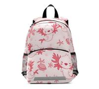 OWFKAY Zainetto per bambini con salamandra, rosa, per la scuola materna, per ragazze, ragazzi, bambini, piccolo