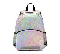 OWFKAY Zainetto per bambini leopardato con ghepardo arcobaleno zaino per bambini zaino scuola per ragazze ragazzi bambini zaino piccolo