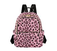 OWFKAY Zainetto piccolo da donna con leopardo rosa con ghepardo mini zaino per la scuola borsa da viaggio antifurto casual, Ghepardo leopardo rosa, M, Zaino da donna