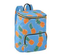 OWFKAY Zaino da donna alla moda, zaino universitario, antifurto, borsa a tracolla da viaggio, borsa a tracolla da uomo, disegnato a mano, motivo ananas