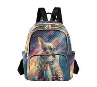 OWFKAY Zaino da scuola per ragazze e donne, adolescenti, università, scuola superiore, casual, mini borsa piccola per libri, zaino da giorno, S astronauta, cappello da sole razzo, Cappello da sole