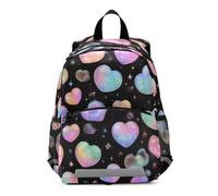 OWFKAY Zaino per bambini a forma di cuore con scritta "Love", per la scuola e la scuola, per ragazzi, ragazze, bambini, piccolo