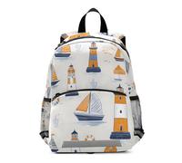 OWFKAY Zaino per bambini con ancora a vela per bambini, per la scuola materna, per ragazze, ragazzi, bambini, piccolo