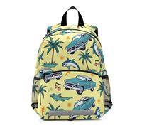 OWFKAY Zaino per bambini con squali, con palma, per la scuola materna, per ragazzi, ragazze, bambini, piccolo