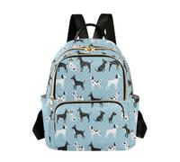 OWFKAY Zaino piccolo da donna con cane dalmata Doberman, mini zaino per la scuola, da viaggio, antifurto, casual, Cane dalmata Doberman, S, Zaino da donna