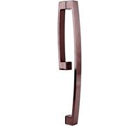 OWIEN Impugnatura moderna for spinta in acciaio inossidabile, manico a 9 forme a doppia porta scorrevole for interni ed porta esterna(Rose Gold)