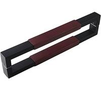OWIEN Manico a traino della porta scorrevole, manico for porte in acciaio a doppia scala da 15,7 "/24"/31 "per il cancello del negozio di ufficio(Rood,42.5cm/1.4ft)