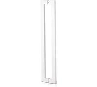 OWIEN Manico a traino lungo 24/31 pollici for porte esterne, tiri in acciaio inossidabile a forma di rettangolo quadrati(Wit,80cm/2.6ft)