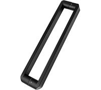 OWIEN Manico della porta a spinta esterna rustica esterna, maniglia a doppia porta a doppia faccia, acciaio inossidabile pesante(64cm/25in)