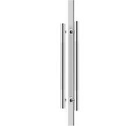 OWIEN Moderna maniglia di ingresso commerciale, impugnatura a spinta in acciaio inossidabile di grado-304, for porta esterna interna(80 * 60cm)