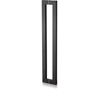 OWIEN Muova della porta anteriore esterna interna, manico a traino della porta del rettangolo commerciale, finitura in acciaio inossidabile spazzolato(Matt Black,60cm/2ft)