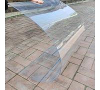 OWIEN Pannello in plastica trasparente per coperture di serre, pannelli isolanti trasparenti per l'illuminazione naturale, rivestimento per coperture di serre e capannoni(1.22m x 7.5m (4ft x 24.6ft))
