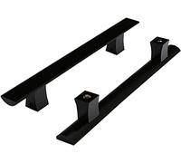 OWIEN Porta in alluminio a doppia parte della porta a push-pull-pull-pull-pullino manico a traino porta, adatto alla porta in legno della porta di vetro(60x40cm)