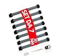 OWIJI Motore Tapparelle Elettrico 30 NM Set da 7 Tapparelle 60 Kg Avvolgibile Silenzioso 270W Kit Montaggio Completo Casa Ufficio
