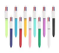 OWill 11 Pezzi Penna Multicolore, Penne Multicolore Tutto in Uno, Penne 4 Colori 4 In 1 da 1,0 mm per Ufficio, Scuola, Studenti, Regalo per Bambini