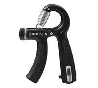 OWill Hand Grip,5-60kg Pinza Mano Contatore per la Palestra e l'Allenamento Quotidiano,Allenamento Avambraccio,Avambracci Attrezzi, nero