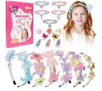 OWill Kit Cerchietti Fai da Te, Giocattolo da Ragazza, Regalo Bambina 4-12 Anni, Accessori Capelli, Giochi per Bambine