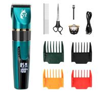 OWill Kit Toelettatura Cani, Tosatrice per Cani e gatti, Toelettatura Cane con Display Digitale Intelligente, Senza Fili, Silenzioso per Peli Spessi e Pesanti