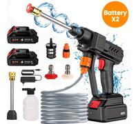 OWJHE 150W 30BAR Cordless Pulitore ad alta pressione Rondella Pistola ad acqua a spruzzo Lavaggio da giardino Macchina per la pulizia dell'acqua per Makita 21V Batteria