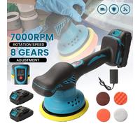 OWJHE 21V Cordless Car Lucidatrice Senza Fili Auto Lucidatrice 6 Marce di Regolazione Elettrico Polacco Utensili Elettrici Per Makita Batteria