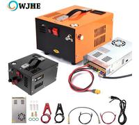 OWJHE 4500Psi 30Mbar Pompa portatile per compressore d'aria PCP 12VDC/110V/220V Bottiglia per immersione ad alta pressione senza olio/acqua