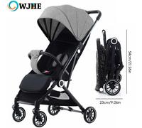 OWJHE aby Carriage, passeggino bidirezionale ultraleggero pieghevole a quattro ruote con ammortizzatore ad alto paesaggio, carrello per bambini