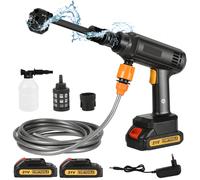 OWJHE Brushless Ad Alta Pressione Lavatrice Auto 6in1 Auto Elettrica Giardino Lavaggio Pistola Ad Acqua Pistola A Spruzzo per Makita 18V Batteria Spille