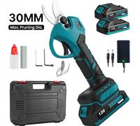 OWJHE Cesoie elettriche da potatura senza spazzole da 30 mm 2 marce Cordless Giardino Albero da frutto Bonsai Strumento per abbellire per batteria Makita 18V