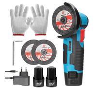 OWJHE Mini smerigliatrice angolare ricaricabile in miniatura 12V con smerigliatrice per lucidatura a lama da taglio a batteria per il taglio di diamanti senza fili