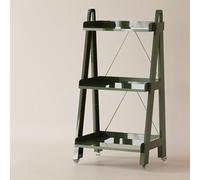 OWKAY Estante Multicapa Móvil Carro De Mesa De Centro Transparente Adornos De Piso De La Sala De Estar Estantería Individual Carro De Almacenamiento Multicapa