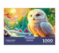 Owl 1000 Pezzi Wildlife Puzzle Adulti Impegnativo E Difficile Per Qualità Premium Per Adulti E Ragazzi Collection Puzzle Per Gioco Familiare, Festa Aziendale Regalo Per Amore E Amico 70x50cm/1000pcs
