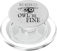 Owl Be Fine Meme | Divertente gufo di Street Art Graffiti PopSockets PopGrip per MagSafe