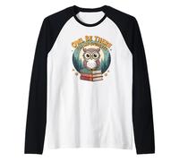 Owl Be There for My Students Back to School Gioco di Parole per Insegnanti Maglia con Maniche Raglan