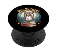 Owl Be There for My Students Back to School Gioco di parole per insegnanti PopSockets PopGrip Adesivo