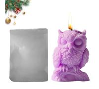 Owl Candle Making Mold, gufo silicone Mold, animale Candle Mold, Candle Making for Beginners, Plaster Owl Mold,gufo Molding Mold, Animal Lovers Candle Mold, Candle Making Animal Mold,