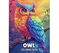 Owl Coloring Book: 50 Relaxing Designs for a Peaceful Escape