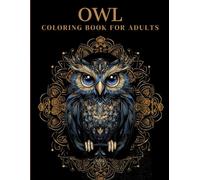 Owl Coloring Book For Adults