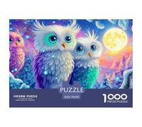 Owl Engaging 1000-Piece Jigsaw Puzzles for Adults Featuring Challenging Educational Games for Both Women And Men - A Fantastic Collaborative Activity for Adults And Kids Age 12 Years And Up 70x5