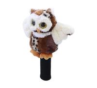 Owl Golf Club Headcover - Animal Driver Cover Plush | Cute Funny Golf Accessories for Woods, Protective Club Head Cover for Men Women, Creative Gift for Golfer Friends, Sports Equipment Supplies