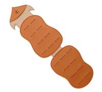 Owl Guitar Pick Case, PU Leather Guitar Plectrum Case, Animal Shape Guitar Pick Organizer, Guitar Pick Case with 18 Slots, Musician Accessories Pick Holder, Portable Guitar Pick Organizer Box
