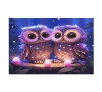 Owl Jigsaw Puzzle 1000 Pezzi Per Adulti Gioco Jigsaw Toys Adolescenti Puzzles Gifts Decorazione Murale （75×50cm）